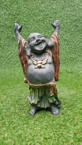 Figurine résine Bouddha heureux