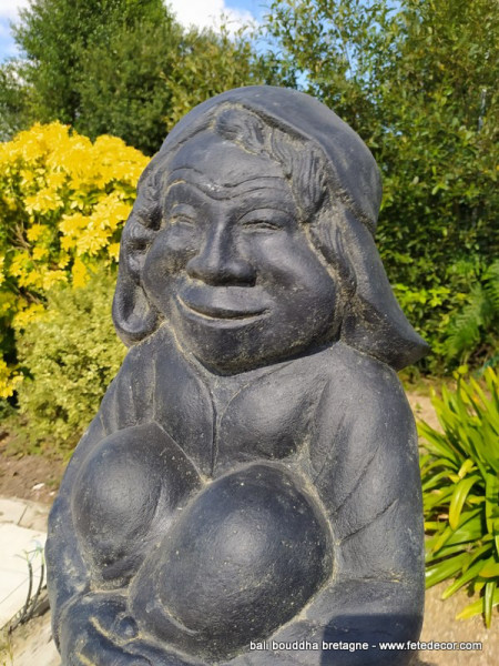 Statue troll heureux 65cm
