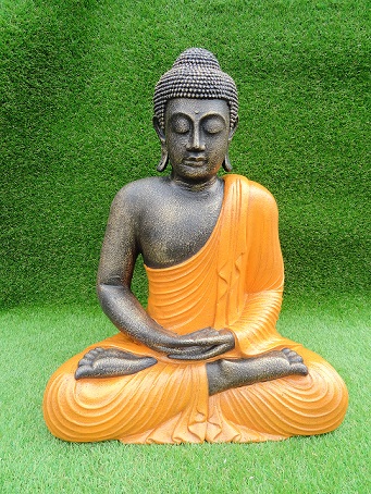 Bouddha orange 60 cm