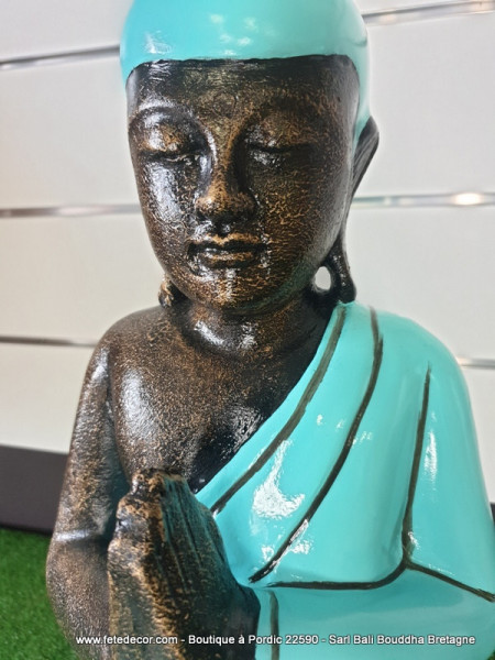 Bouddha turquoise laqué
