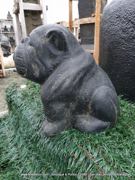 Bulldog assis H30 cm