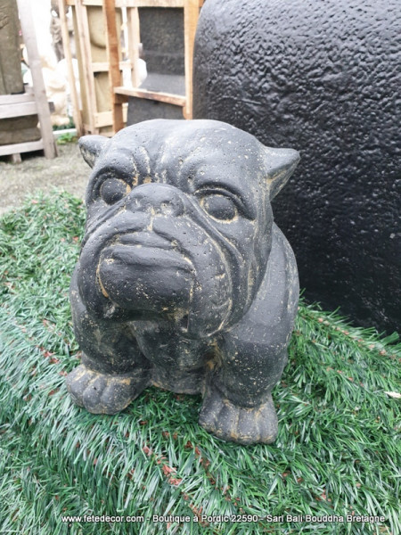Bulldog assis H30 cm