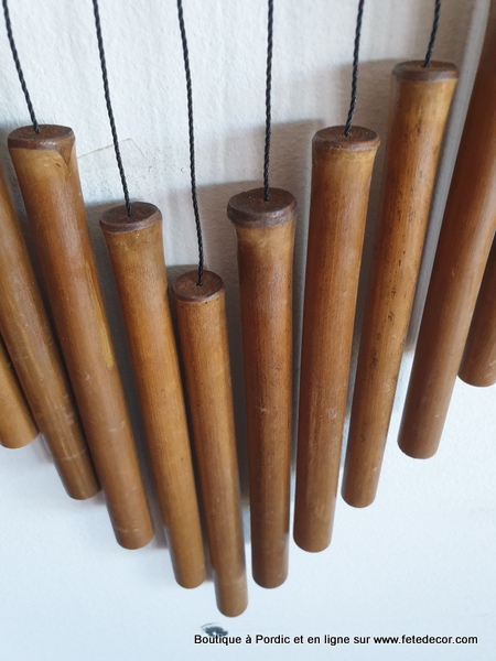 Carillon arceau et tubes en bois