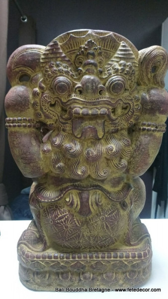 Ganesh résine marron H50cm