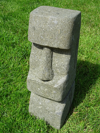 Moai en pierre sculpté H60 cm