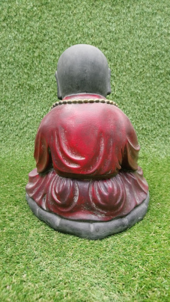 statuette moine Shaolin en prière