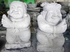 Sculpture couple Balinais