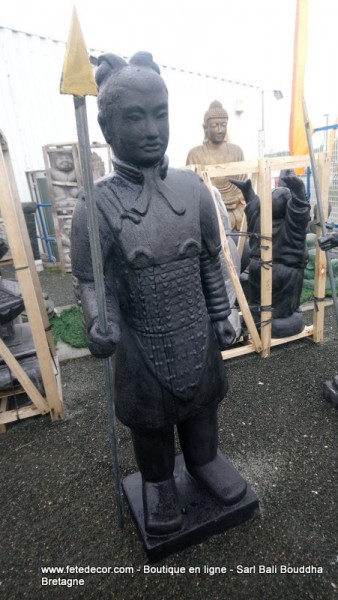 Samourai xian noir H145cm
