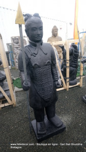 Samourai xian noir H145cm