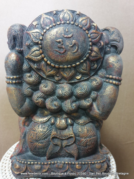 Ganesh doré antique H30 cm