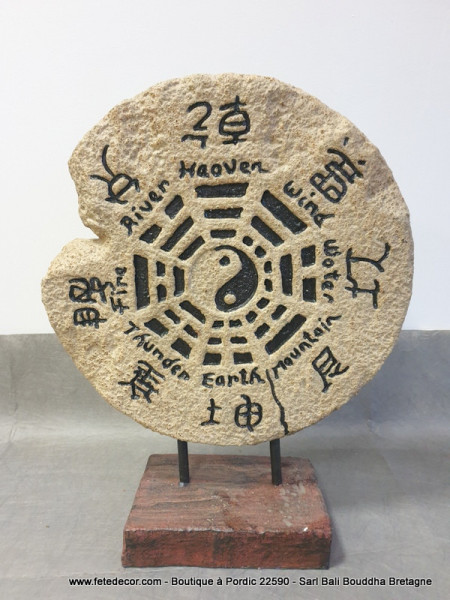 Symbole yin yang fossil