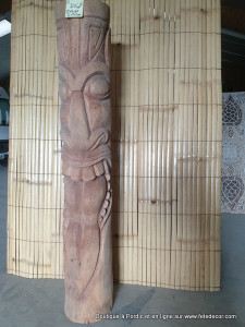 Totem tiki maori H150 cm