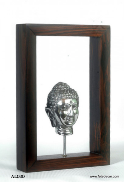 Figurine Bouddha avec cadre