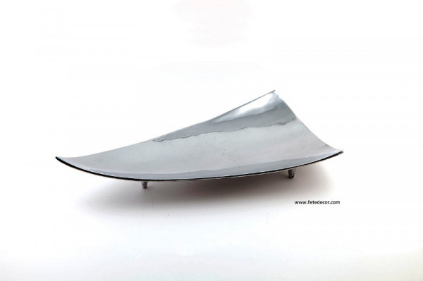 Plat aluminium design triangle