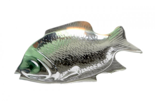 Plat aluminium design poissons
