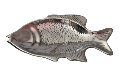 Plat aluminium design poissons