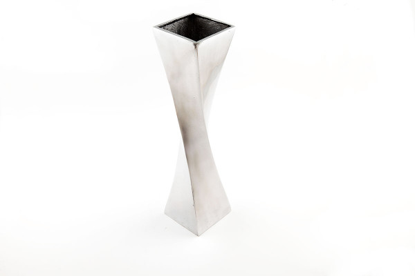 Vase twist design aluminium