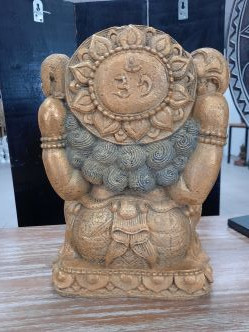 Ganesh doré antique H30 cm