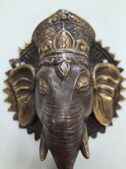 Grande Poignée Tête Eléphant