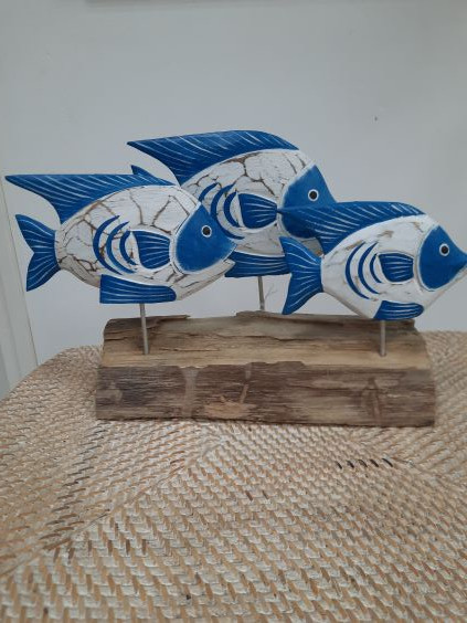 Poissons sur Bois Flotté